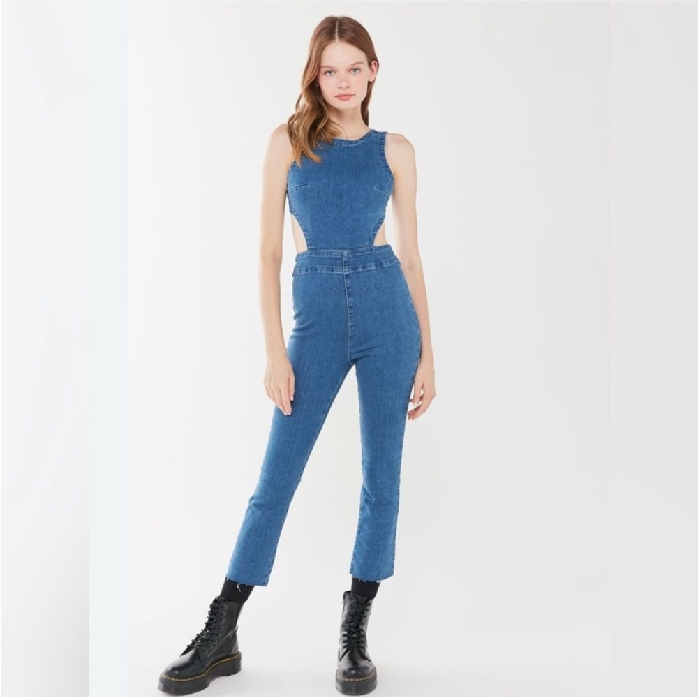 Urban Outfitters Jojo Denim Stretch Jumpsuit. Size: Medium